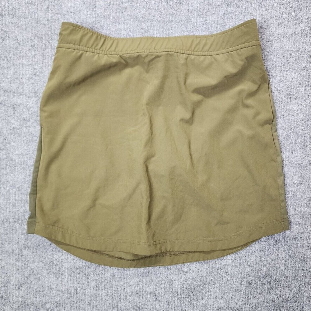 Eddie Bauer Womens Green Athletic Skirt‎ Skort W/ Shorts Pickleball Tennis XL